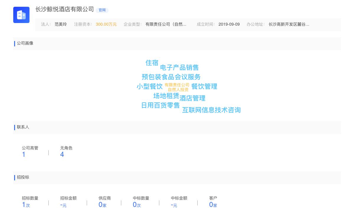 长沙鲸悦酒店有限公司商标注册被驳回