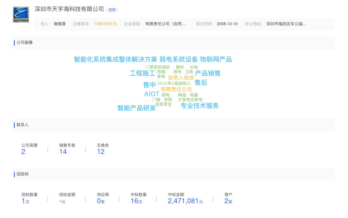 深圳市天宇海科技有限公司近期有采购安防行业创维拼接屏55寸的需求