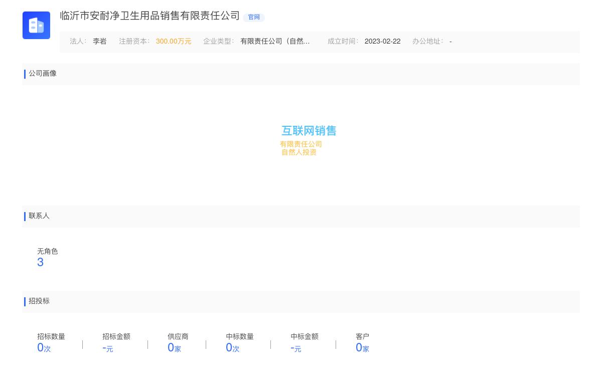 临沂市安耐净卫生用品销售有限责任公司商标注册被驳回