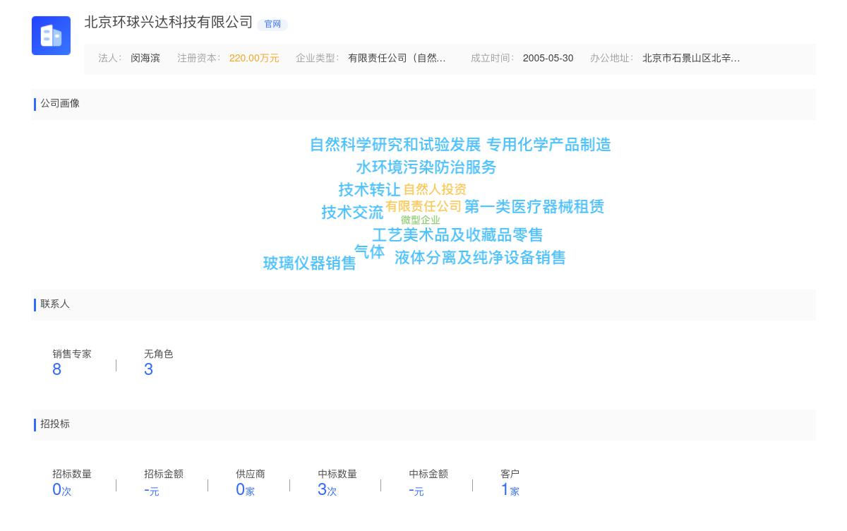 北京环球兴达科技有限公司商标注册被驳回