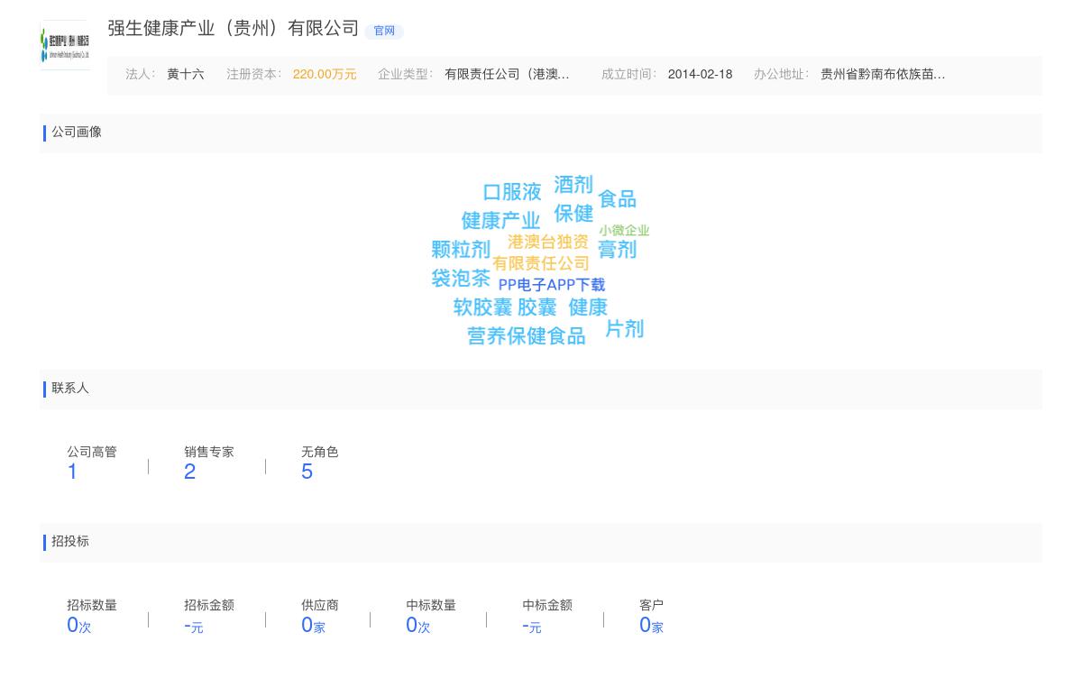 强生健康产业（贵州）有限公司商标注册被驳回