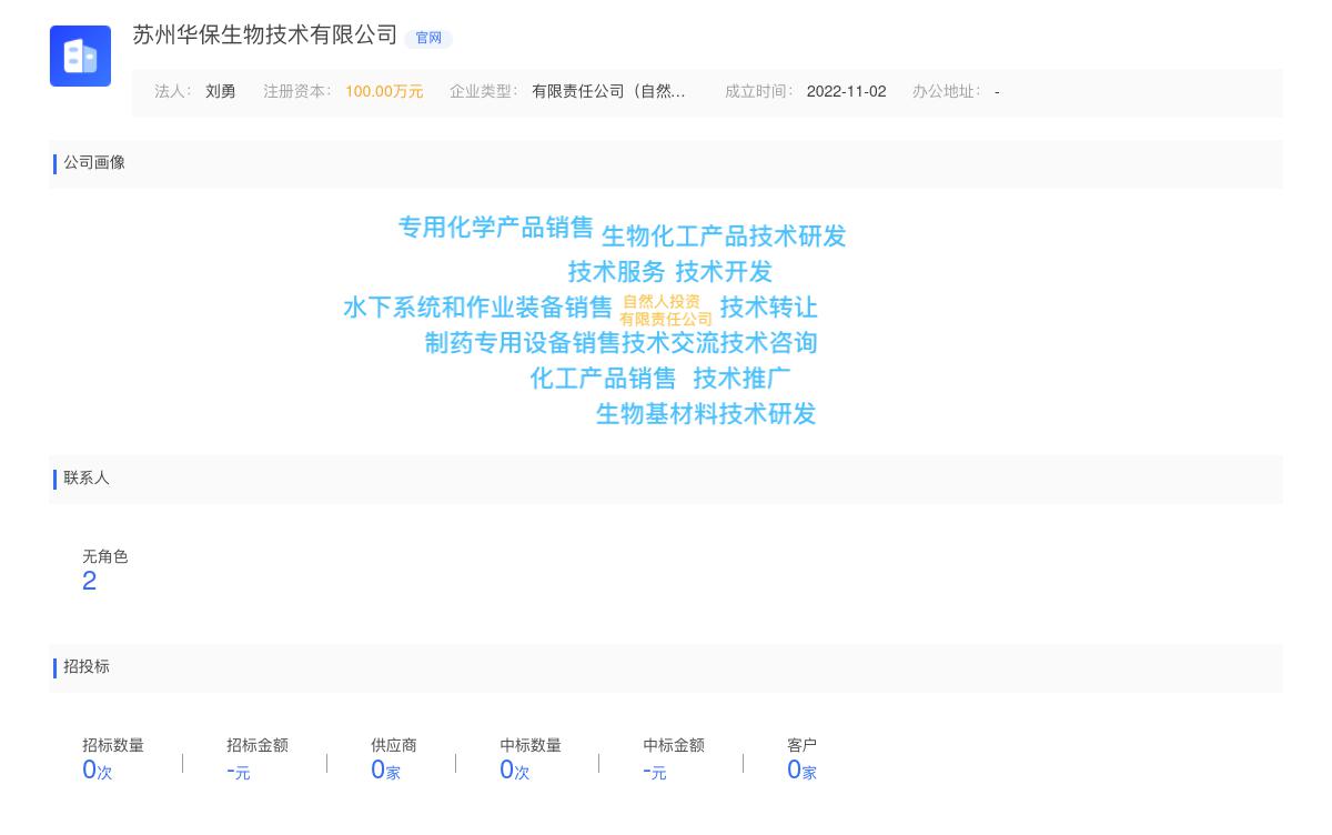 苏州华保生物技术有限公司商标注册被驳回