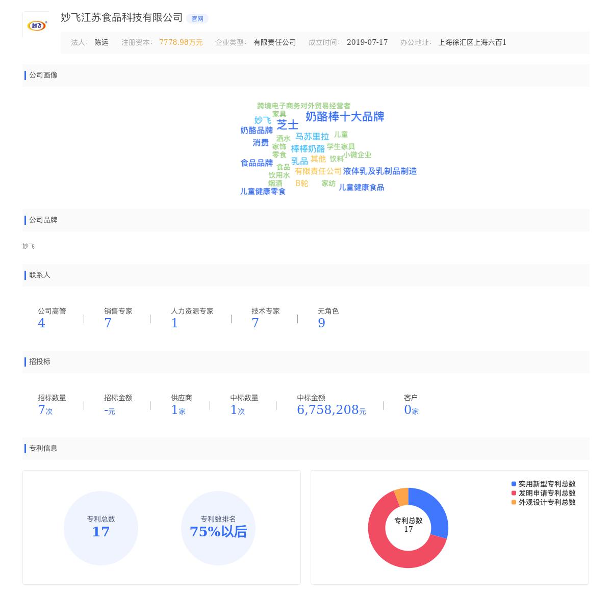 妙飞江苏食品科技有限公司近期有采购寻求谷物包、全脂乳粉的需求