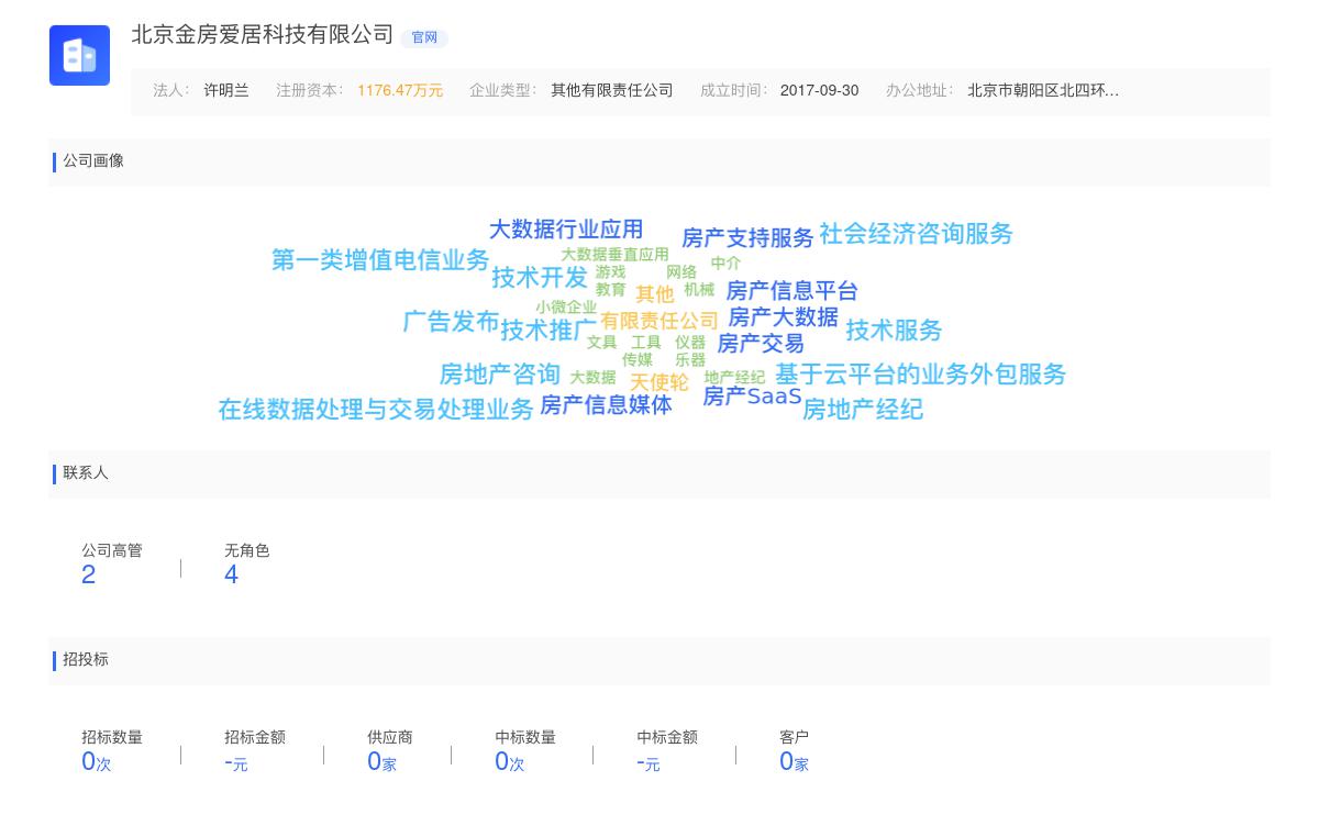 北京金房爱居科技有限公司商标注册被驳回