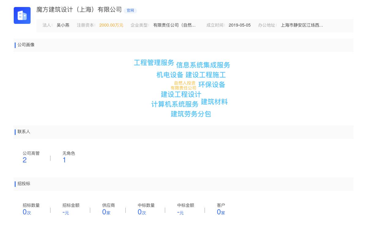 魔方建筑设计（上海）有限公司商标注册被驳回
