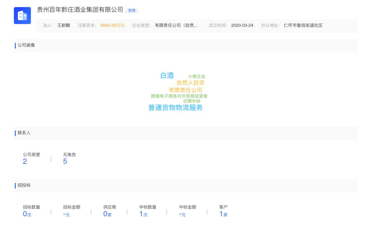 贵州百年黔庄酒业集团有限公司商标注册被驳回