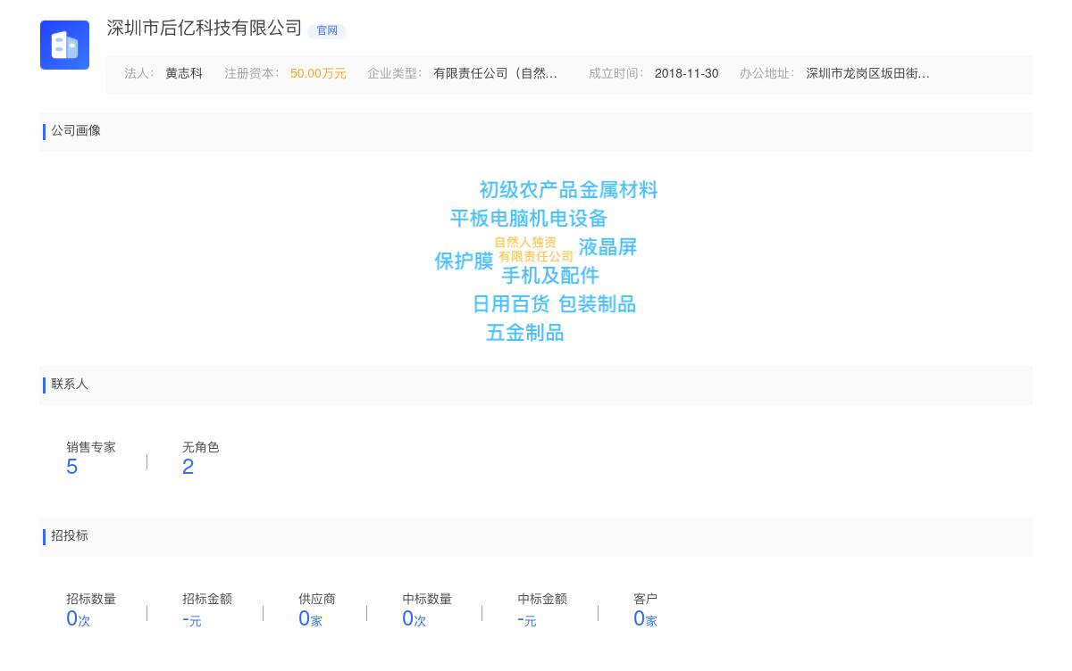 深圳市后亿科技有限公司近期有采购迪文科技串口屏的需求
