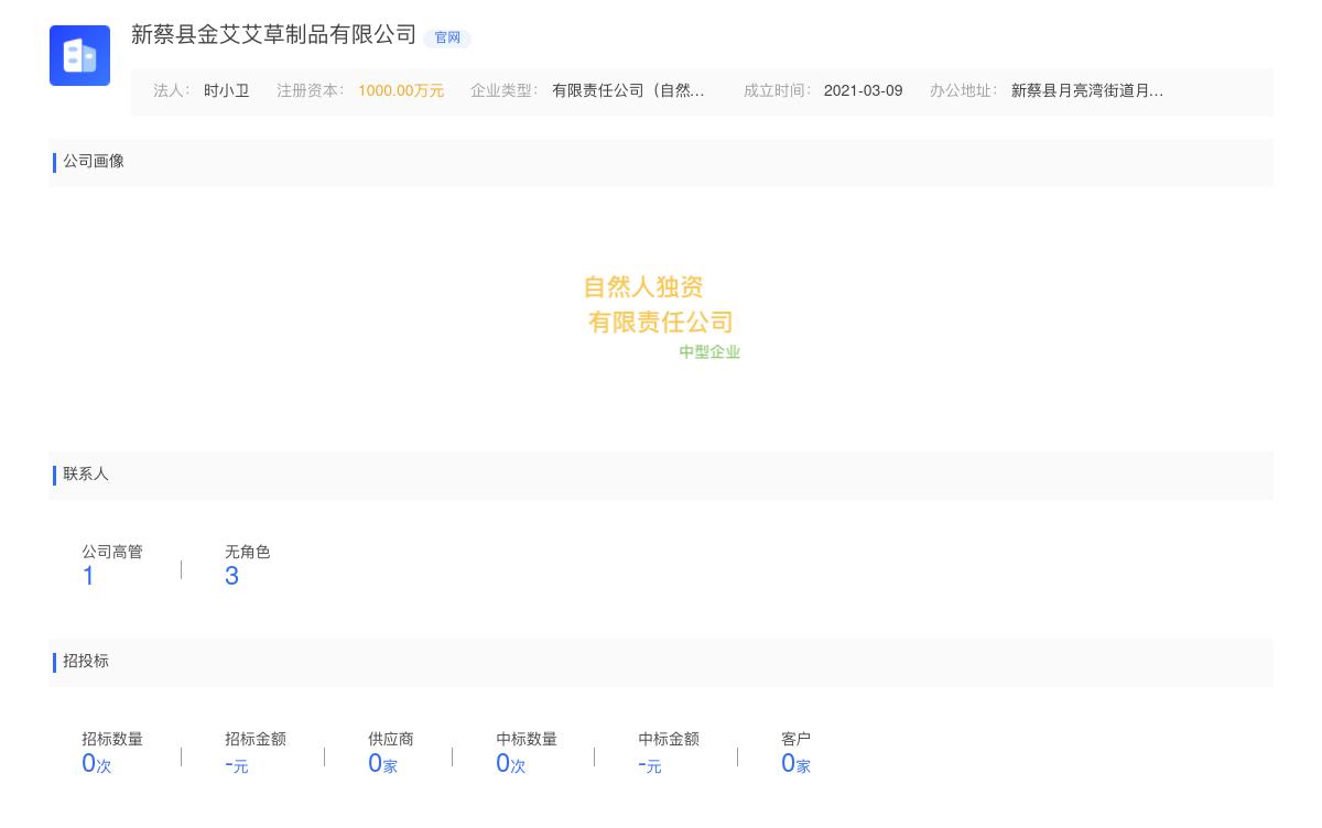 新蔡县金艾艾草制品有限公司商标注册被驳回