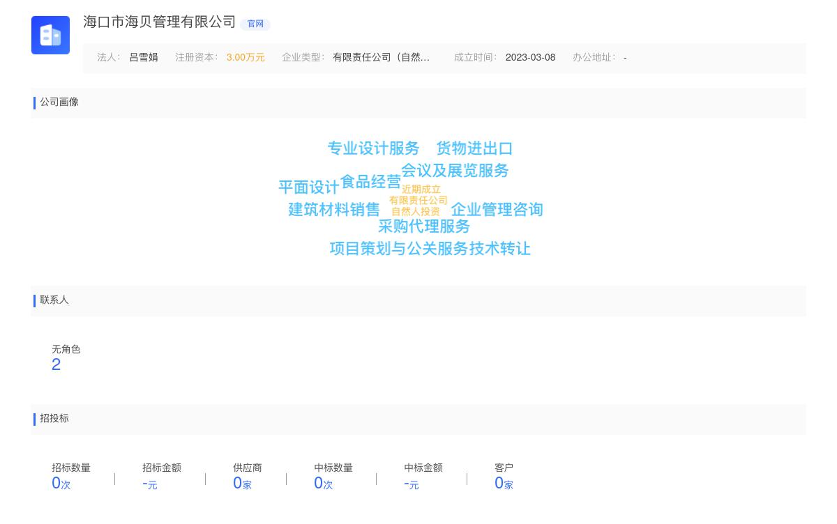 海口市海贝管理有限公司近期有采购海口市海贝管理有限公司寻找浙江温岭能一件代发的云仓合作的需求