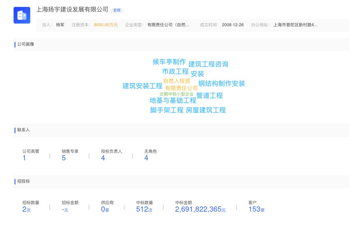 上海扬宇建设发展有限公司近期有采购咨询PE、PVC管的需求
