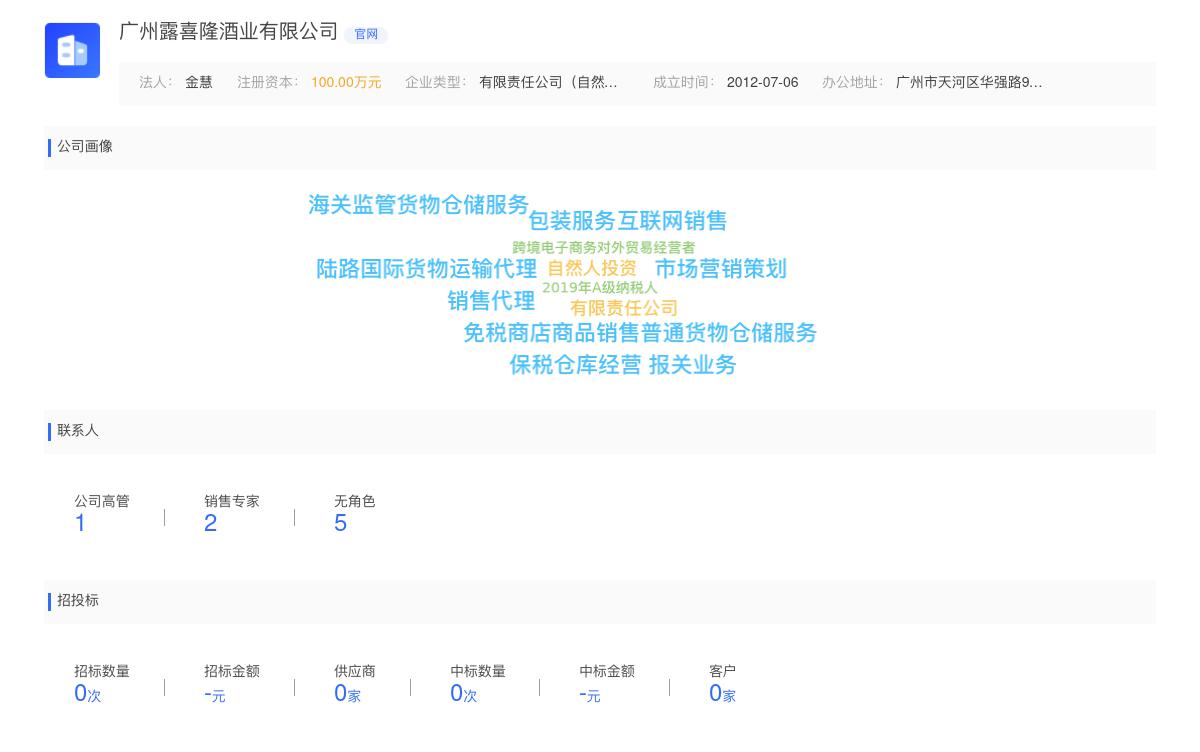 广州露喜隆酒业有限公司商标注册被驳回