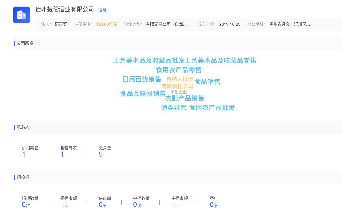 贵州捷伦酒业有限公司商标注册被驳回