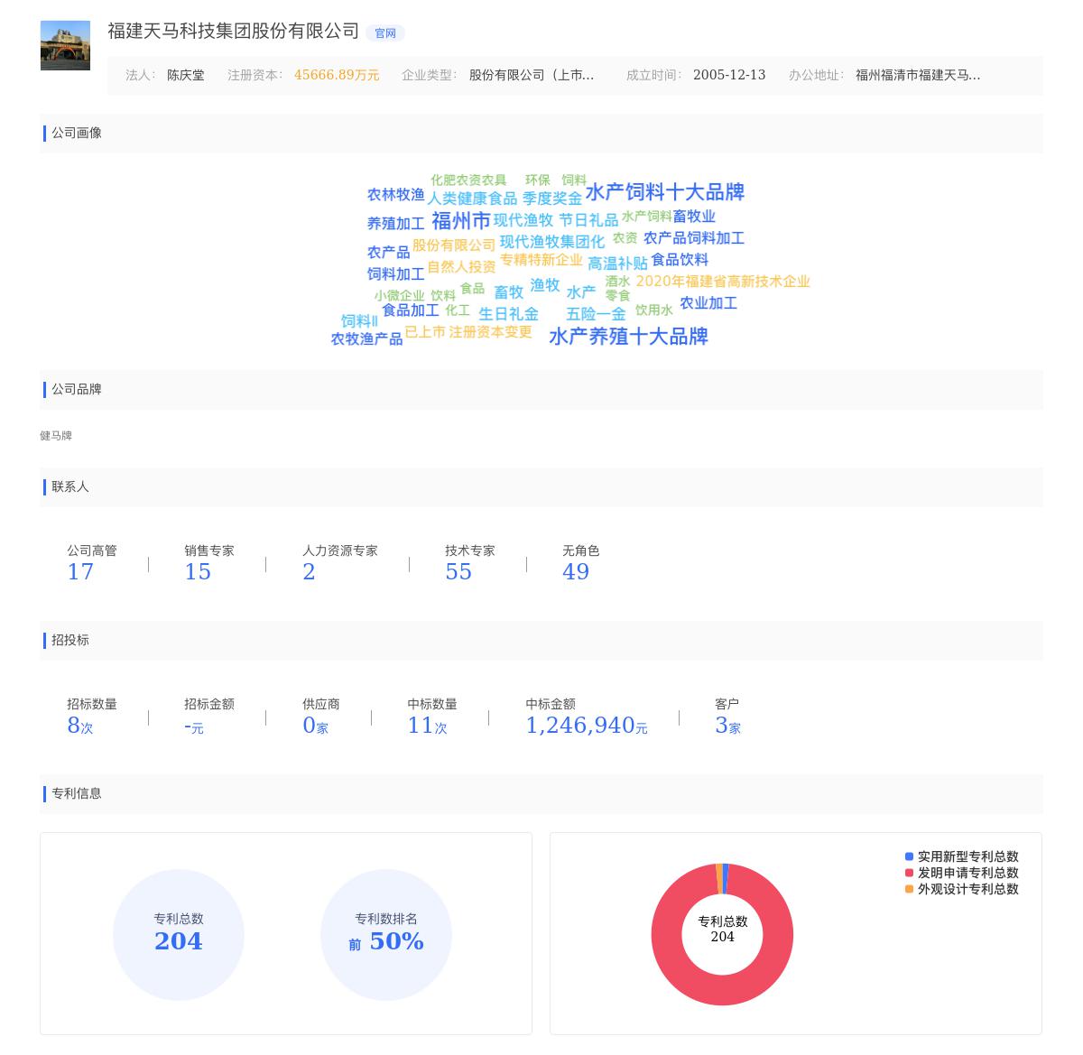 福建天马科技集团股份有限公司商标注册被驳回