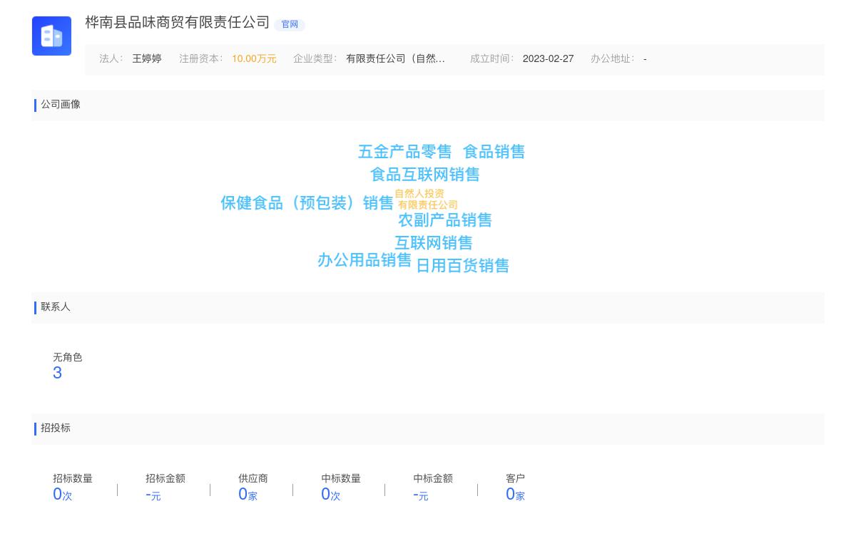 桦南县品味商贸有限责任公司商标注册被驳回