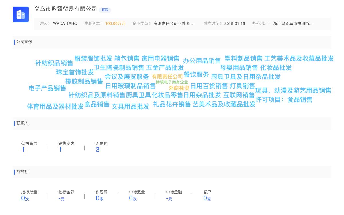 义乌市购霸贸易有限公司商标注册被驳回