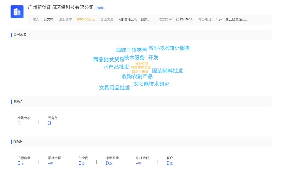 广州新创能源环保科技有限公司商标注册被驳回