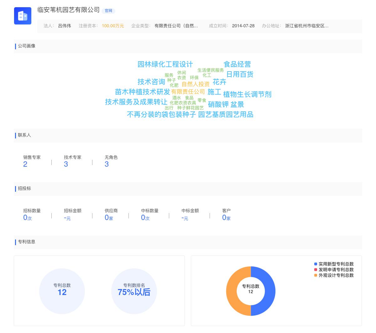 临安苇杭园艺有限公司商标注册被驳回