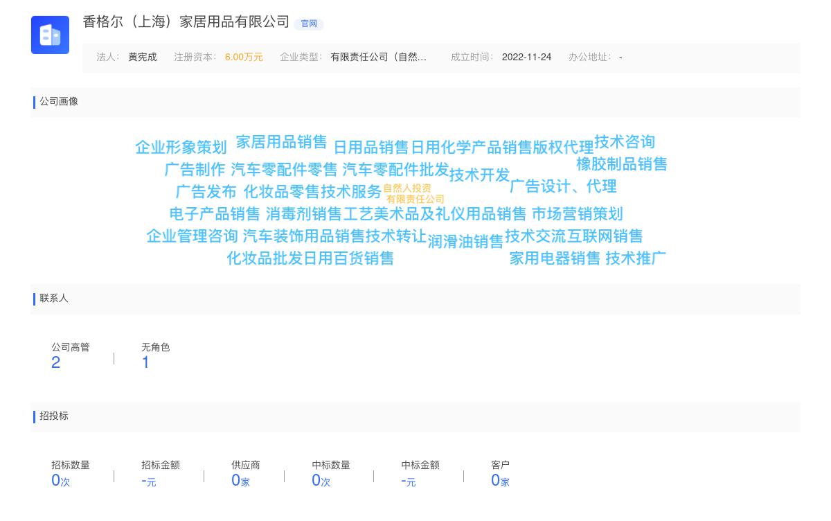 香格尔（上海）家居用品有限公司商标注册被驳回