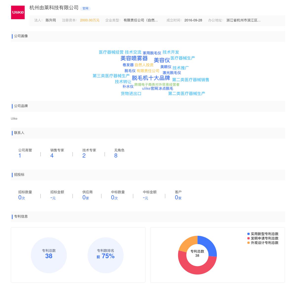 杭州由莱科技有限公司商标注册被驳回