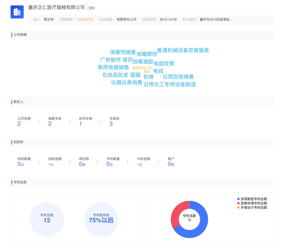 重庆正仁医疗器械有限公司商标注册被驳回