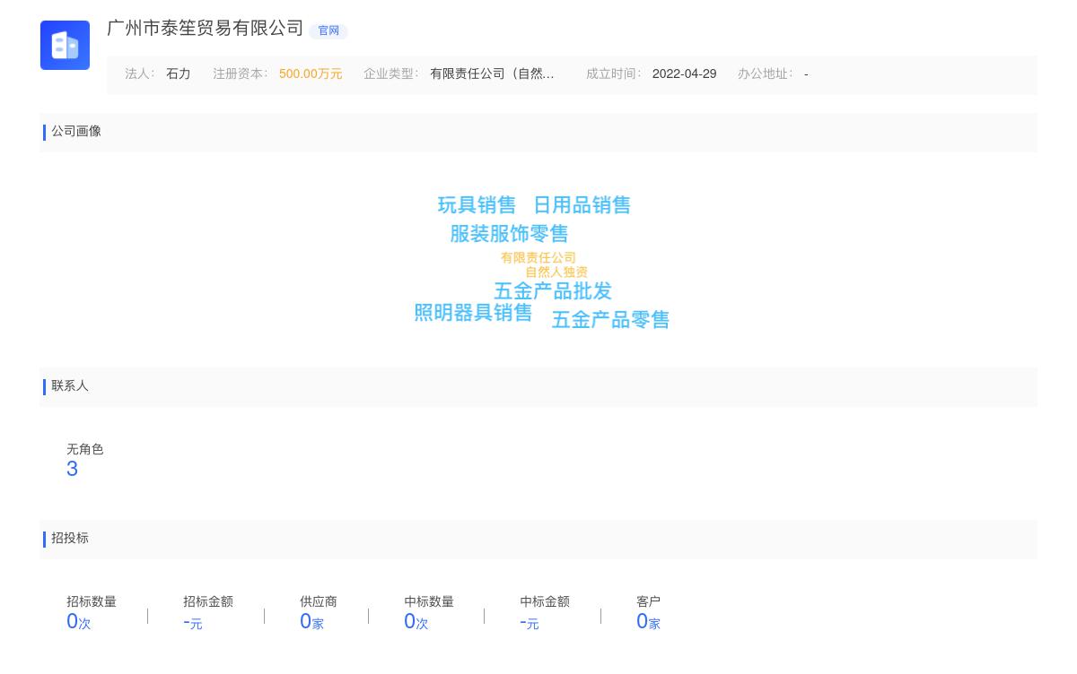 广州市泰笙贸易有限公司商标注册被驳回