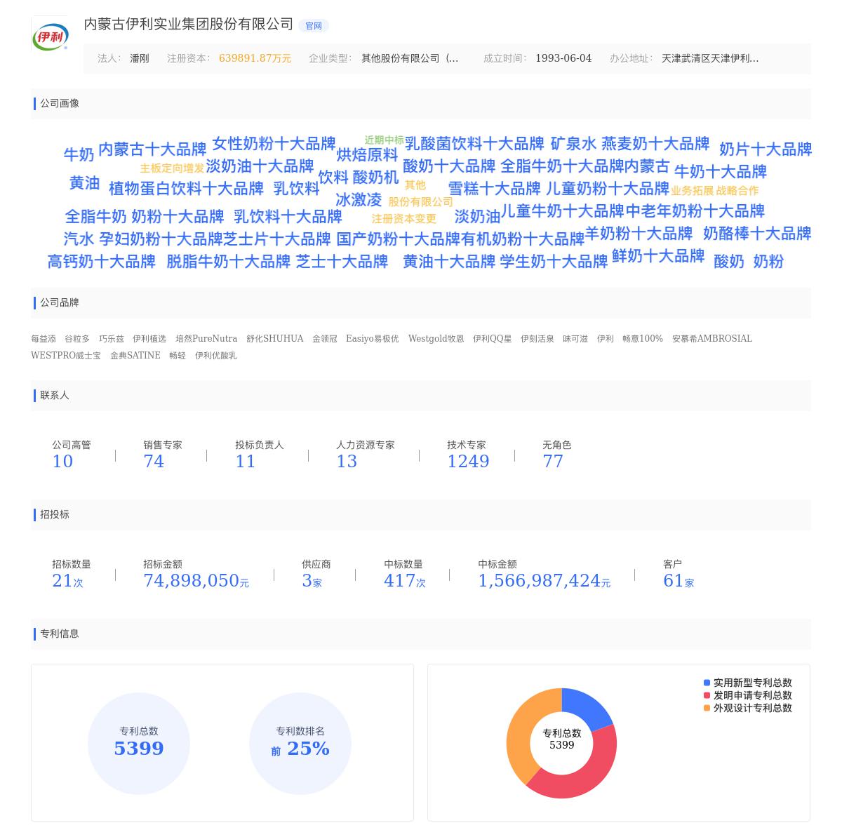 内蒙古伊利实业集团股份有限公司近期有采购内蒙古伊利实业集团股份有限公司寻找牛奶代工厂的需求
