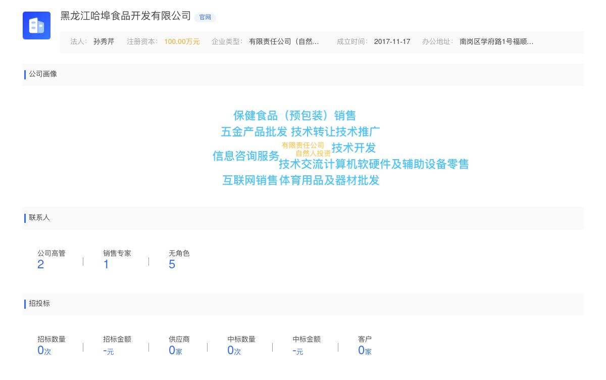 黑龙江哈埠食品开发有限公司商标注册被驳回