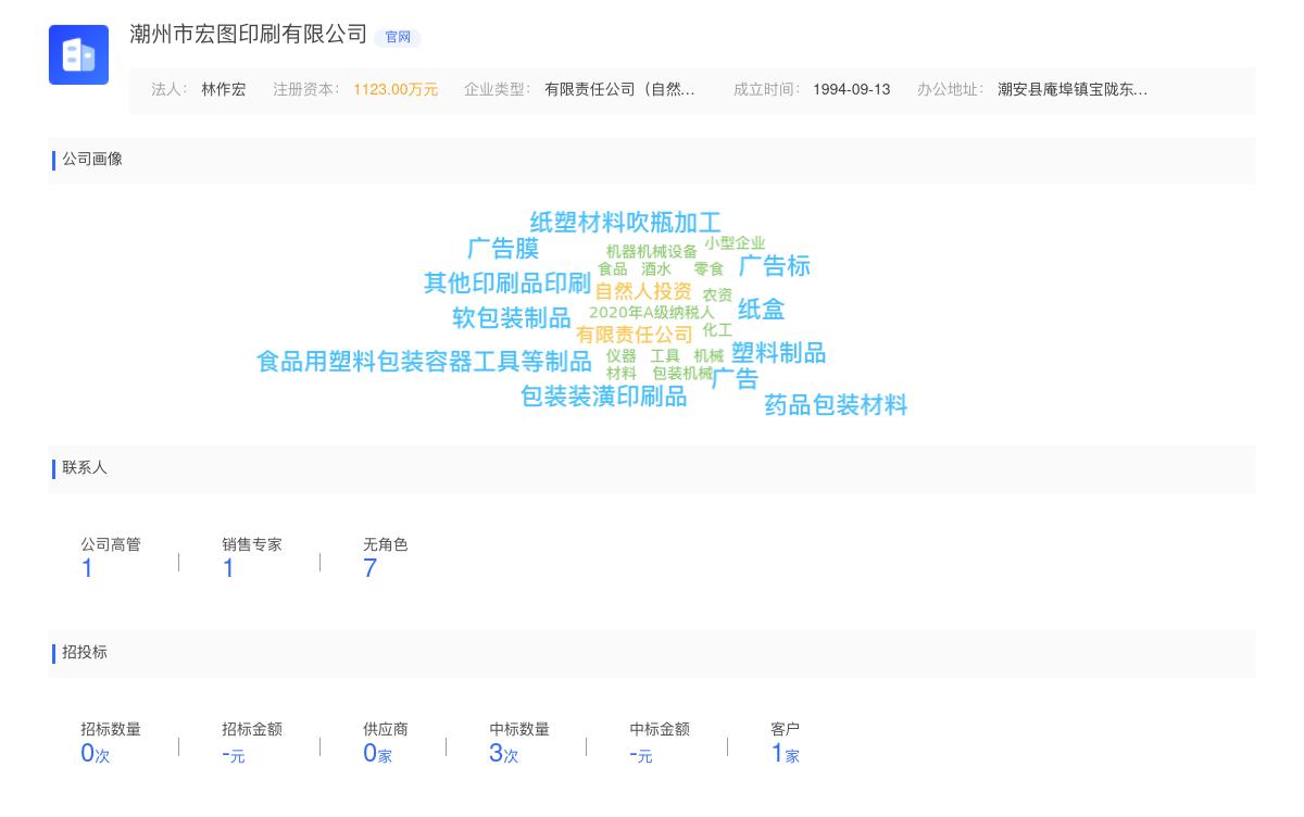 潮州市宏图印刷有限公司近期有采购潮州市宏图印刷寻找能代工莲藕粉，葛根粉厂家的需求