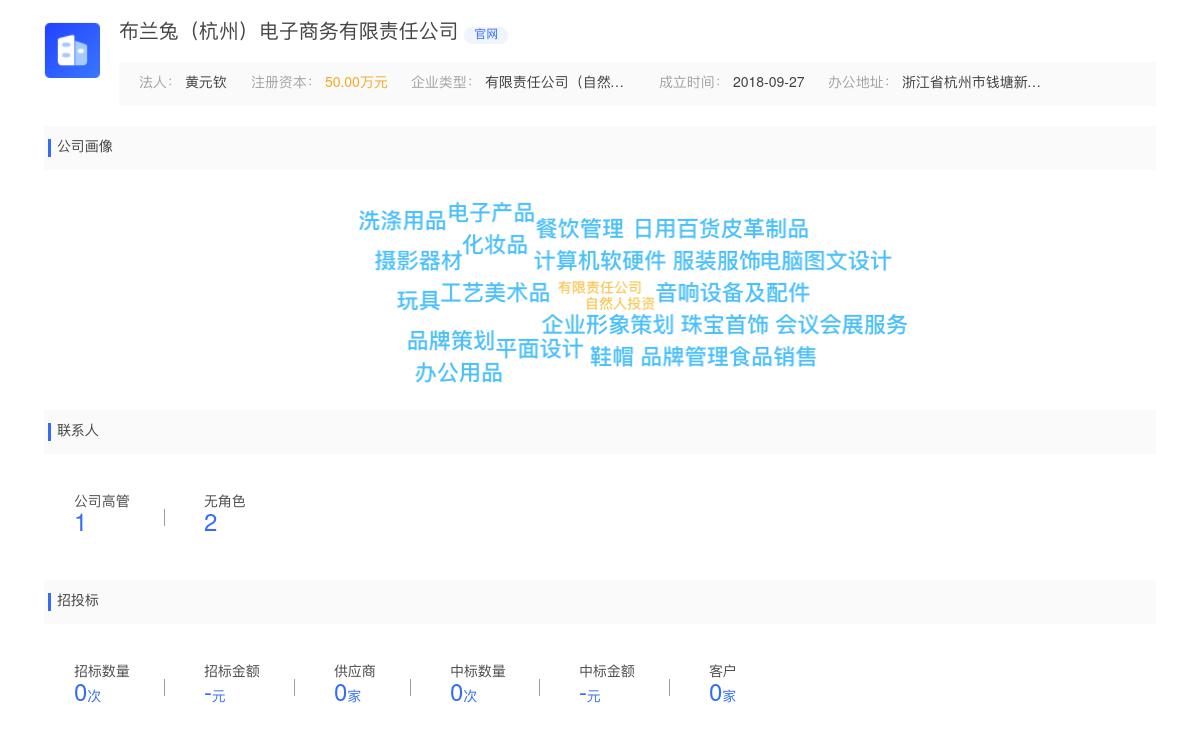 布兰兔（杭州）电子商务有限责任公司近期有采购布兰兔（杭州）电子商务有限责任公司寻找供应链，私域团长，渠道分销商的需求