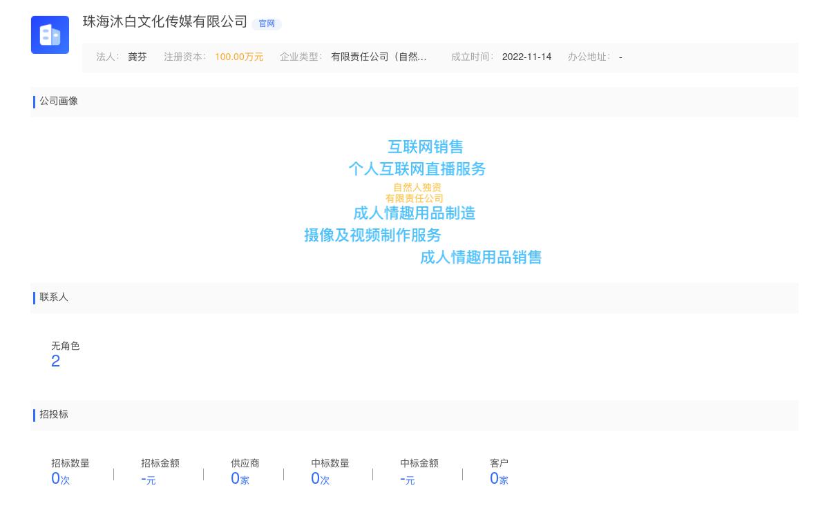 珠海沐白文化传媒有限公司商标注册被驳回