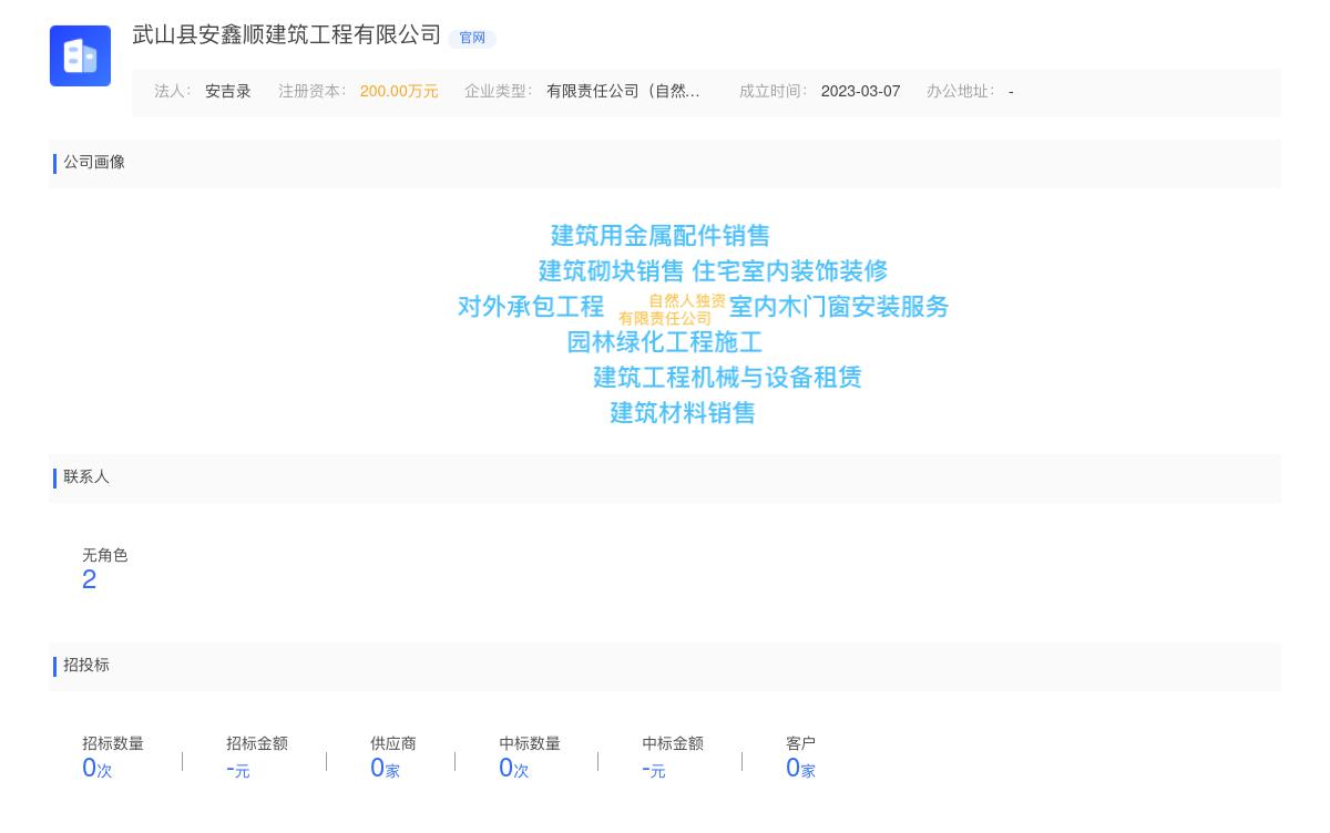 武山县安鑫顺建筑工程有限公司商标注册被驳回