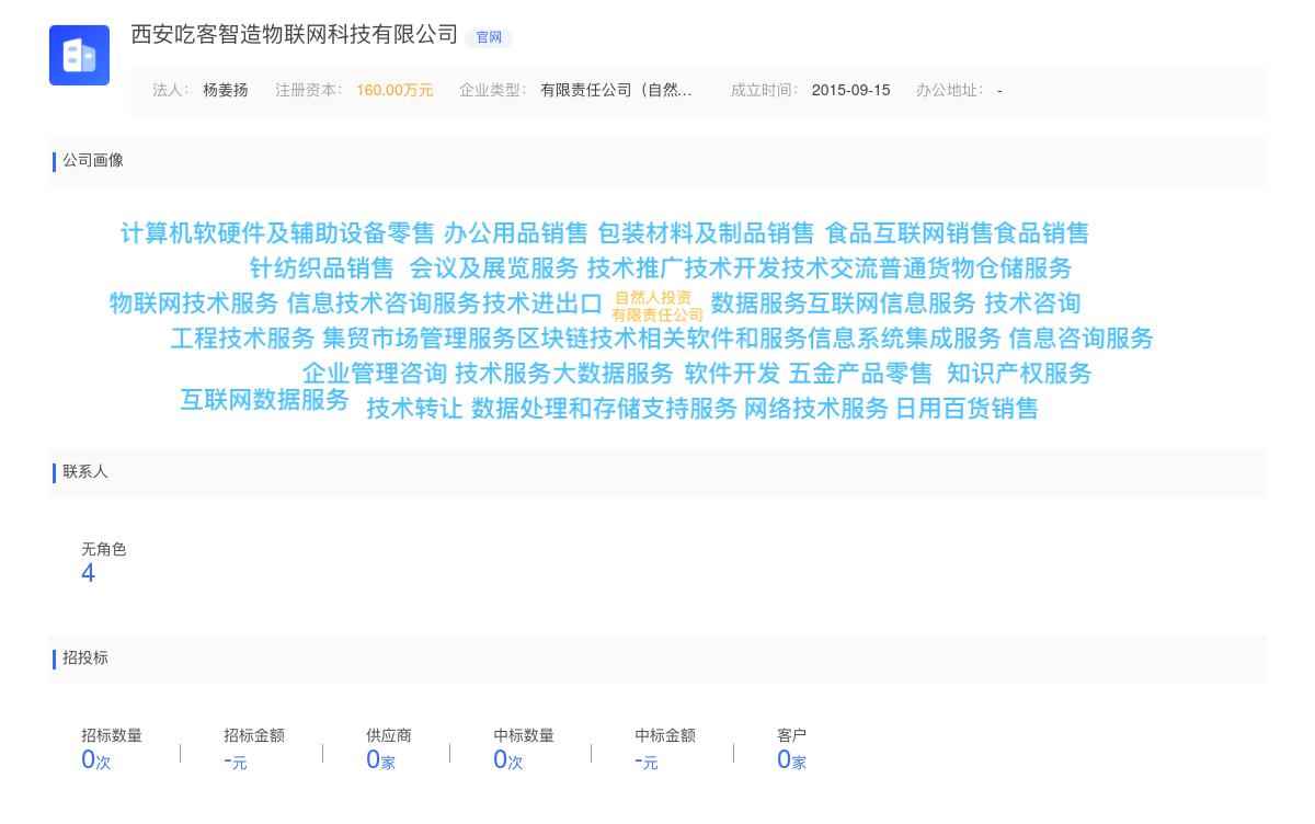 西安吃客智造物联网科技有限公司商标注册被驳回