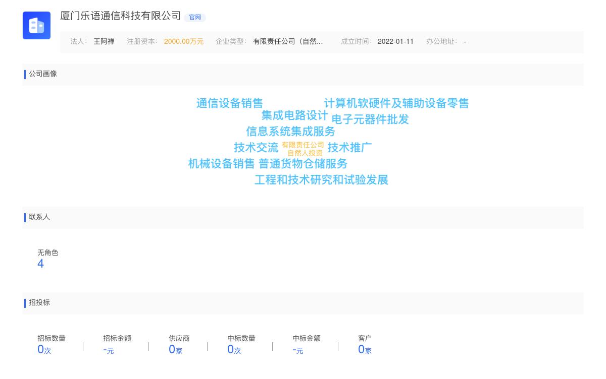 厦门乐语通信科技有限公司商标注册被驳回
