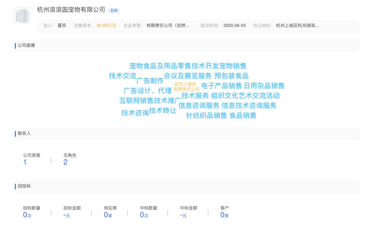 杭州滚滚圆宠物有限公司商标注册被驳回