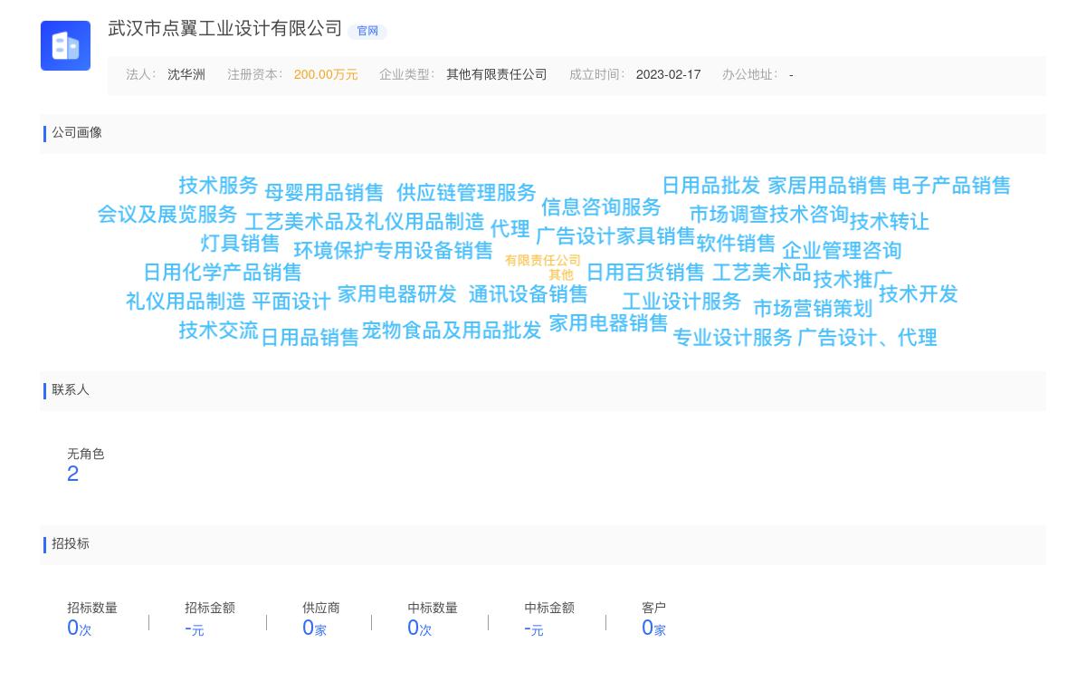 武汉市点翼工业设计有限公司商标注册被驳回